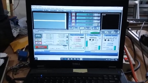 Mach 3 running on my Windows laptop.