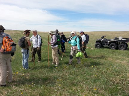 Marching into the badlands.