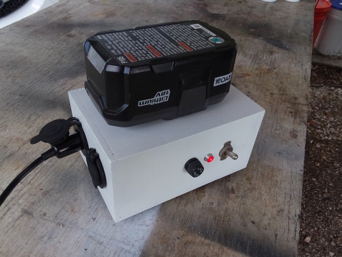 The finished power supply project.