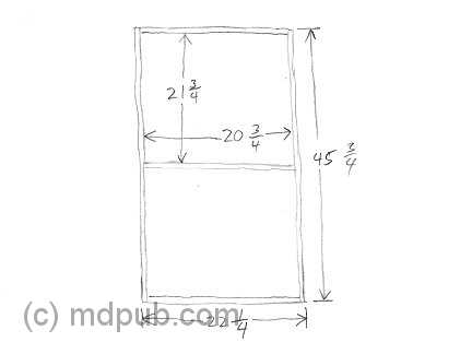 Overall dimensions of the solar panel