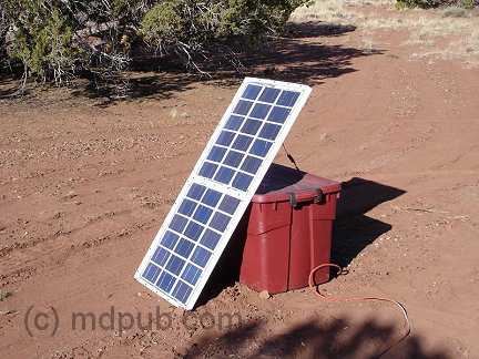 My home-built solar panel