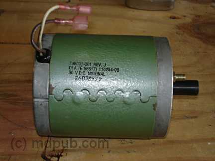 A DC motor to be used as a generator in a wind turbine