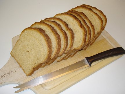 2 loaves of my home-cooked Honey Wheat bread