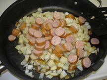 My quick and easy sausage hash recipe