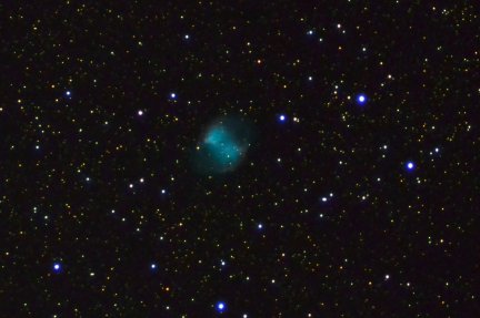 A photo of the Dumbell Nebula from my Arizona property.