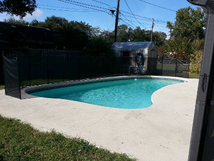 The pool at my new house.