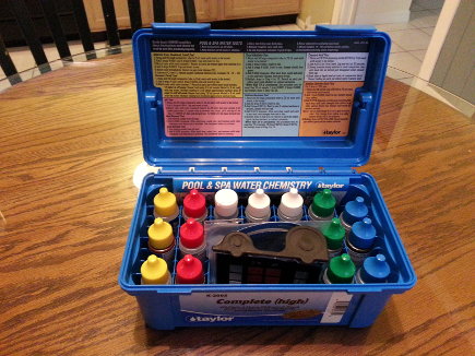 My new pool test kit.