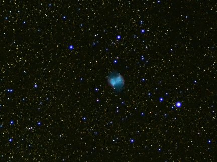The Dumbbell Nebula.