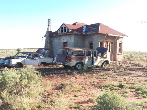 An Arizona ghost town.