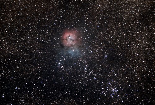 The Trifid Nebula.