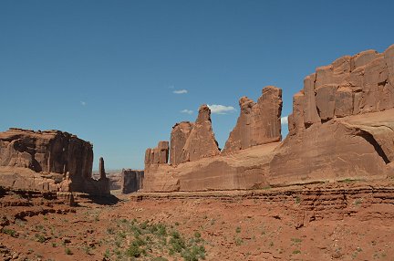 Park Avenue in Arches National Park