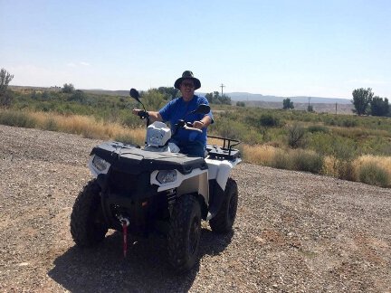 Mike on the ATV.