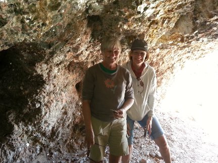 Inside the Joseph Mica Mine.