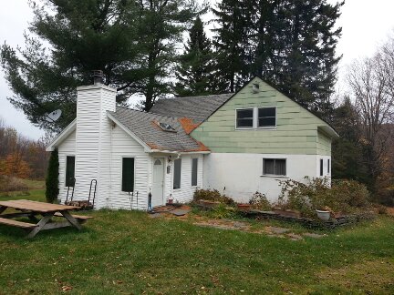 A hunting cabin in the Adirondack Mountains