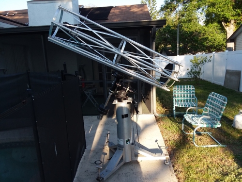 An all aluminum astrograph with a custom-made primary mirror.