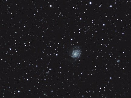 A wide-angle view of M101.