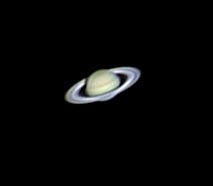 The planet Saturn.