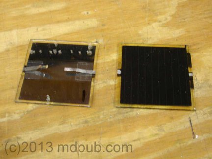 2 small solar cells.