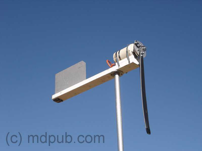 How built electricity producing wind turbine