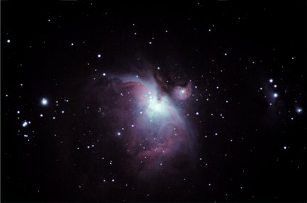 The Orion Nebula as imaged from my backyard in Clearwater, FL.