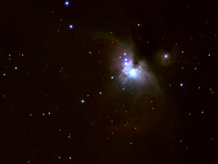 A view of the Orion Nebula.