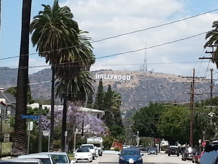 The iconic Hollywood Sign.
