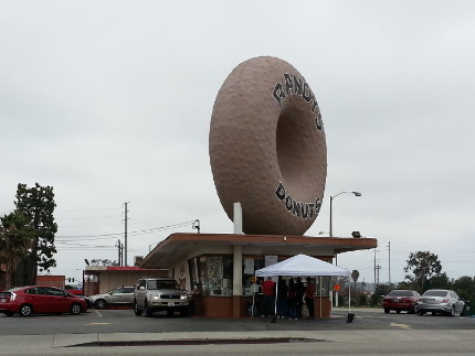 Randys Donuts in Los Angeles.