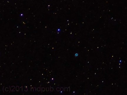 A photo of the Ring Nebula.