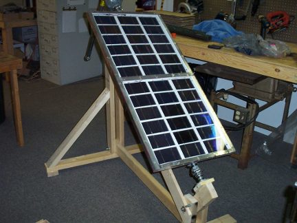 My solar tracking platform.