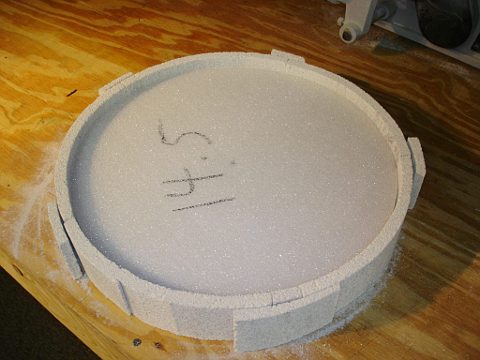 Making the 14.5 inch mold.