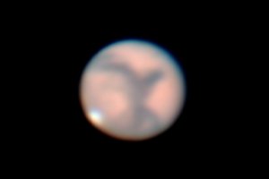 Photo of mars taken with a modified web cam