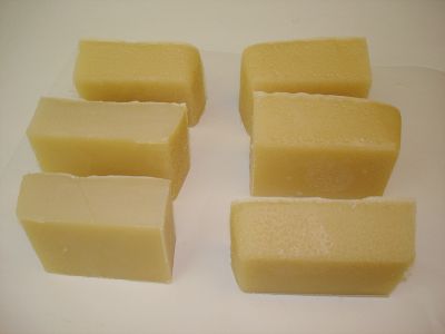 6 bars of home-made soap